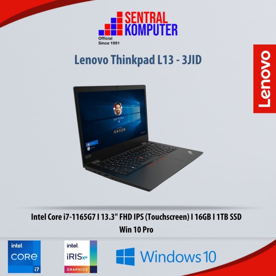 Lenovo Thinkpad L13 – 3JID I i7-1165G7 I16GB I1TB SSD I Win 10 Pro