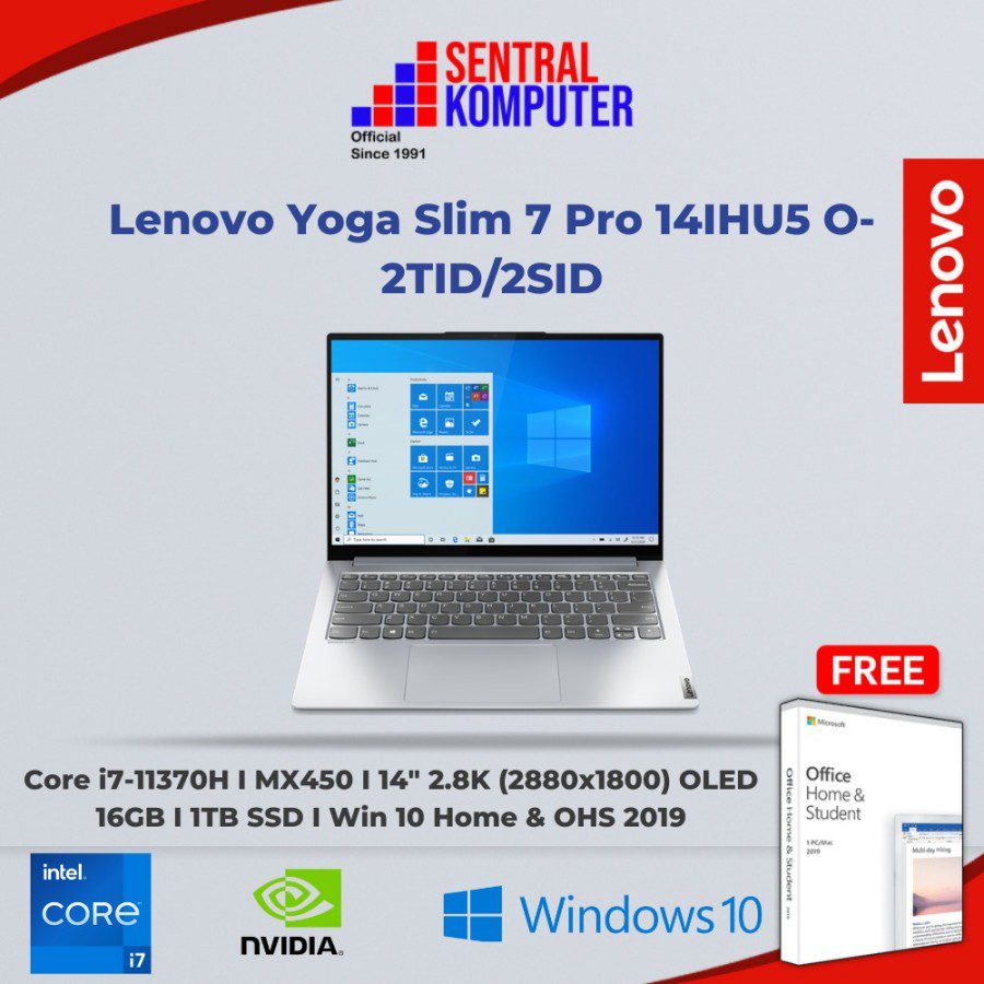Lenovo Yoga Slim 7 Pro 14IHU5 O- 2TID/2SID (Intel Core i7-11370H (4C / 8T, 3.3 / 4.8GHz, 12MB)