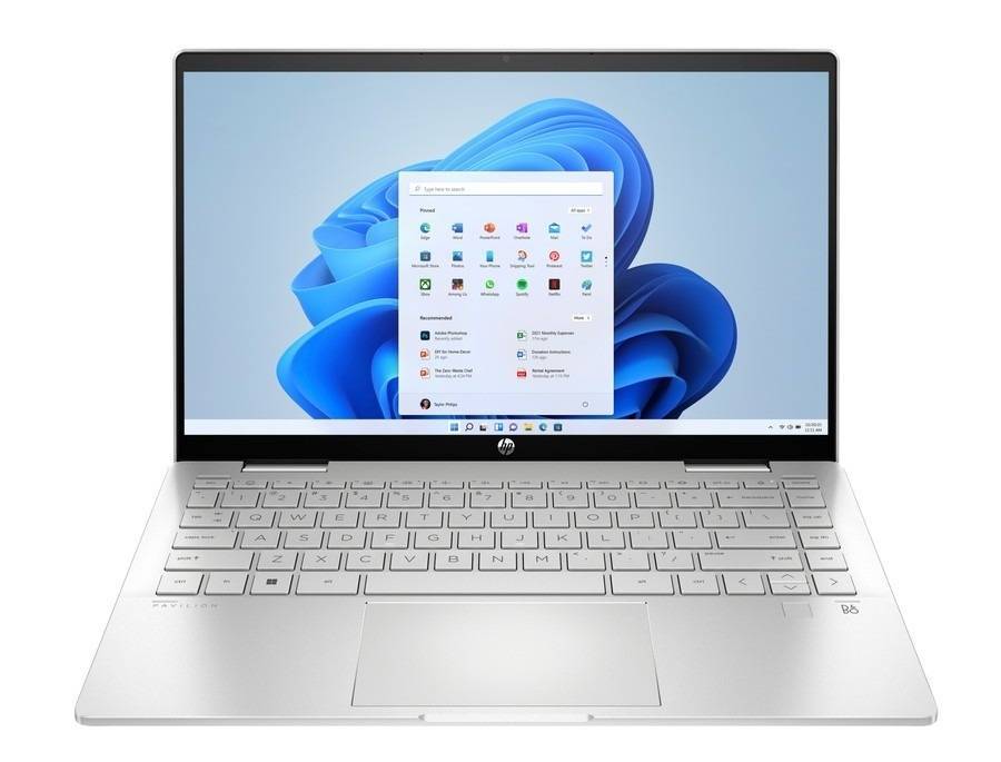 HP Pav X360 14-EK0113TU Silver (Intel® Core™ i3-1215U (up to 4.1 GHz with Intel® Turbo Boost Technology, 12 MB L3 cache, 10 cores, 12 threads)