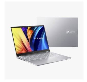 Asus Vivobook Flip TP3402ZA-OLEDS551 – Transparent Silver (Intel Core i5-12500H Mobile Processor (8-core/16-thread, 20MB cache, up to 4.4 GHz max boost Integrated Intel Iris XE Graphics)