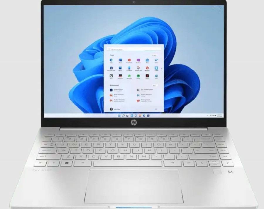 HP Pavilion Plus Laptop 14-eh0032TX (Intel® Core™ i7-1255U (up to 4.7 GHz with Intel® Turbo Boost Technology, 12 MB L3 cache, 10 cores, 12 threads)