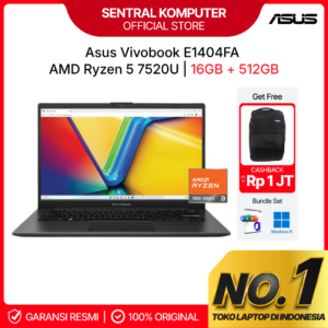 Asus Vivobook GO 14 E1404FA Ryzen 5-7520U 16GB 512GB