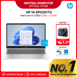 HP Laptop 14-ep0261TU i3-1315U 512GB SSD 8GB RAM