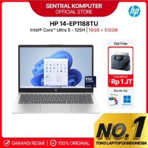 Laptop HP 14 ULTRA 5 125H 16GB 512GB W11 OHS M365 14.0FHD IPS BLIT 2Y SLV