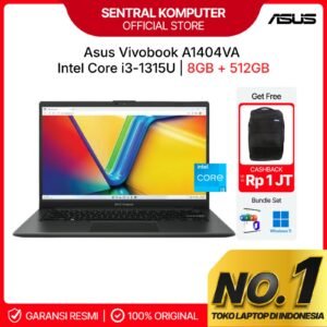 ASUS Vivobook 14 A1404VA i3-1315U SSD 512GB 14" FHD IPS W11 OHS