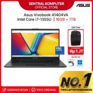 ASUS VivoBook 14 A1404VA Intel i7 1355U 16GB 1TB SSD 14" FHD IPS Win11+OHS2021+M365 -VIPS711M/VIPS712M