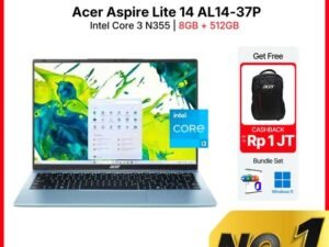 ACER ASPIRE LITE 14 AL14 37P I3 N355 8GB 256GB 512GB W11+OHS 14.0 FHD IPS