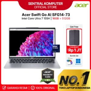 ACER SWIFT GO OLED SFG14 ULTRA 7 155H 16GB 512GB W11+OHS 14" 2.8K EVO