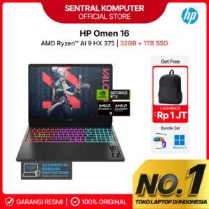 HP OMEN MAX 16 RYZEN AI 9 HX 375 RTX5070TI 12GB/ 32GB 1TB W11+OHS+M365B 16.0WQXGA 240HZ 100SRGB PKRGB 2Y+2ADP