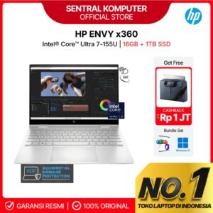 HP Envy x360 14 FC0777TU/FC0888TU Intel Core Ultra 7-155U 16G 1TB 14" 2.8K OLED TOUCH 120Hz W11 OHS