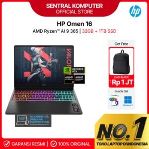 HP Omen 16 AP0197AX Laptop Gaming RTX5070 8GB - Ryzen AI 9 365 32GB 1TB ssd 16" WQXGA 165Hz 100sRGB W11 OHS