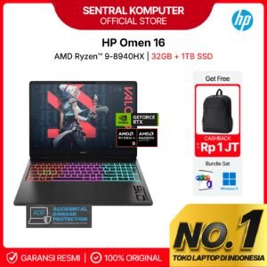 HP OMEN 16 RYZEN 9 8940HX RTX5070 8GB/ 24GB 1TB W11 OHS M365B 16.0 2.5K 240HZ 4ZRGB 100SRGB -AP0169AX