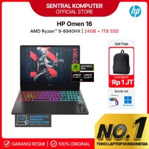 HP OMEN 16 AP0999AX GeForce RTX 5060 - RYZEN 9 8940HX 24GB 16.0 2K 165HZ RGB 100SRGB
