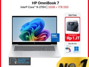 Laptop HP OMNIBOOK 7 OLED 14 CORE 9 270H 32GB 1TB W11+OHS+M365B 14.0 3K 120HZ 2Y+ADP