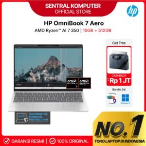 LAPTOP HP OMNIBOOK 7 AERO 13 RYZEN AI 7 350 16GB 512GB W11+OHS+M365B 13.3WQXGA IPS