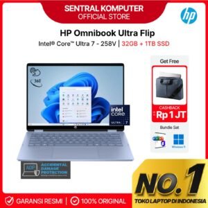 HP OmniBook Ultra Flip 14-fh0777TU/fh0888TU ULTRA 7-258V 32GB 1TB w11+ohs 14" 2.8k