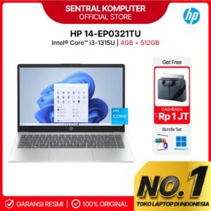 HP 14S-EP0321TU i3-1315U(Copilot) 4GB 512SSD Intel UHD W11+OHS2024+M365+3M PC Game Pass 14.0 FHD