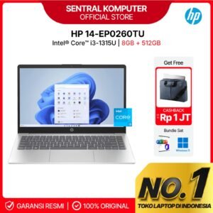 HP 14 i3-1315U 512GB SSD 8GB FHD Win11+OHS - ep0260TU/ep0261TU