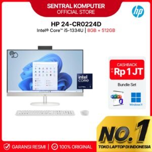 PC AIO HP 24-cr0224d i5-1334U 512GB SSD 8GB IPS 99%sRGB Touch Win11+OHS