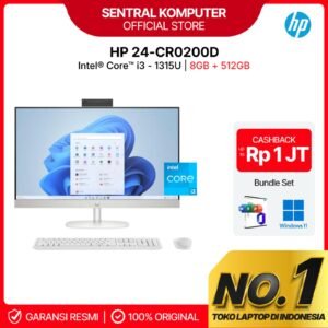 PC AIO HP 24-cr0200d i3-1315U 512GB SSD 8GB IPS 99%sRGB Win11+OHS