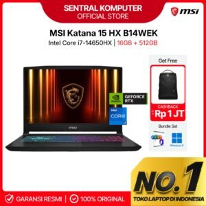 (NEW) MSI KATANA 15 HX RTX5070 I7 14650HX 16GB 512GB W11+OHS 15.6 QHD 144HZ