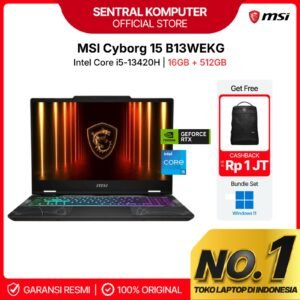 (NEW PRODUCT) MSI CYBORG 15 RTX5050 I5 13420H 16GB 512GB W11 OHS 15.6 FHD 144HZ