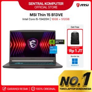 MSI THIN 15 B13VE GeForce RTX 4050 - I5 13420H 16GB 512GB 144Hz 15.6FHD