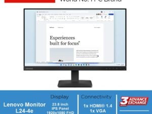 Lenovo Monitor L24-4e 23.8" FHD IPS Panel 100Hz Anti-glare