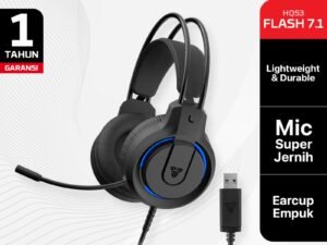 Fantech FLASH HQ53 7.1 Headset Gaming Laptop Headphone Microphone