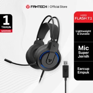 Fantech FLASH HQ53 7.1 Headset Gaming Laptop Headphone Microphone