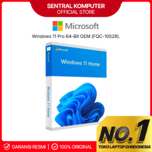 Microsoft Windows 11 Professional 64Bit English Intl 1PC OEM DVD FQC - 10528 Lisensi Win11 Pro Software Operating System OS