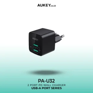 Aukey Charger 2 Port 12W Fast Charging AiQ USB Adapter Original PA-U32