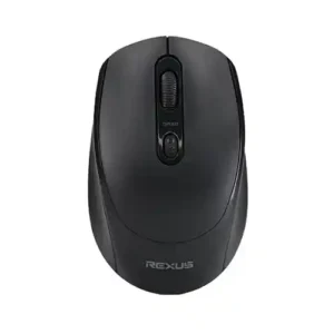 Rexus Q35 - Mouse Wireless Office Silent Click - Jangkauan Lebih Luas Dan Praktis - Black