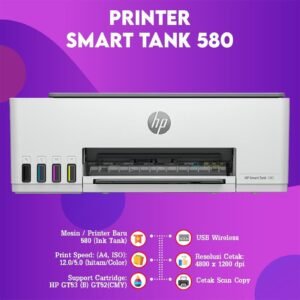 Printer HP Smart Tank 580 Wireless Bergaransi Resmi Original New - 580
