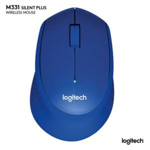 Logitech M331 Mouse Wireless Silent Click - Blue