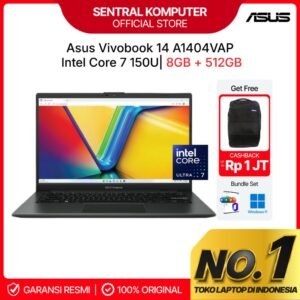 ASUS Vivobook 14 A1404VAP Core 7-150U 8GB 512GB SSD 14"FHD IPS Win11 OHS