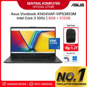 ASUS VivoBook 14 A1404VAP Intel Core 3-100U 8GB DDR4 512GB SSD 14.0" Full HD Windows 11