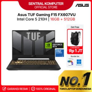 ASUS TUF F15 FX607VU Core 5 210H RTX4050 16GB 512GB SSD 16"WUXGA 165Hz 100 SRGB Win11 OHS