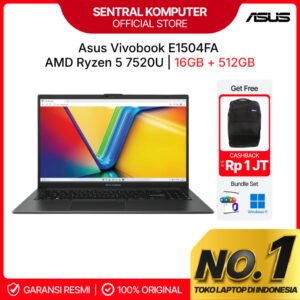 ASUS Vivobook Go 15 E1504FA RYZEN 5-7520U 16G 512GB 15.6" OHS W11