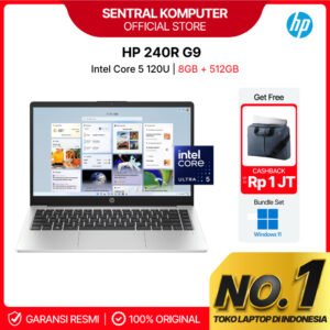 Laptop HP 240R G9 TKDN Intel Core 5 120U 8GB SSD 512GB 14" FHD IPS Windows 11 Home + Office Home