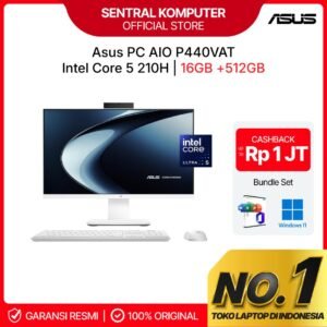 ASUS PC AIO P440VAT TOUCH CORE 5 210H 16GB 512GB W11+OHS+M365 23.8FHD 2Y ONSITE