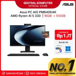 ASUS PC AIO PM640KAK RYZEN AI 5 330 16GB 512GB W11+OHS 23.8FHD