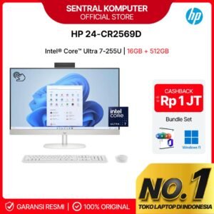 ALL IN ONE PC HP 24 CR2569D ULTRA 7 255U 16GB 512GB TOUCHSCREEN W11+OHS 23.8FHD