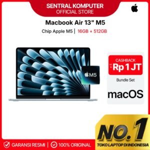 Apple MacBook Air M5 2026 Garansi Resmi 13-Inch 10-Core GPU 16/1TB 24/1TB