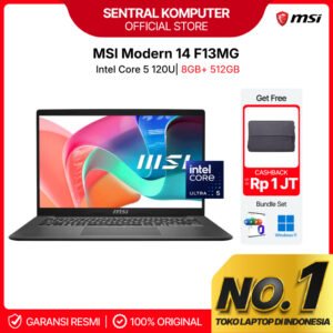 MSI MODERN 14 CORE I5 120U 8GB 512GB W11+OHS 14FHD IPS