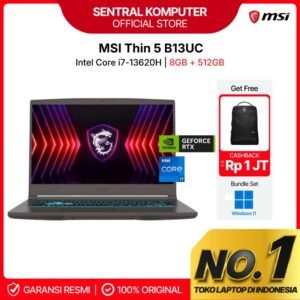 MSI Thin 15 B13UC 2407ID i7-13620H RTX3050 8GB 512GB 15.6" FHD 144Hz IPS