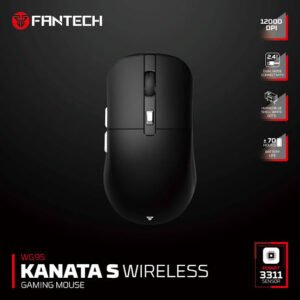 Fantech KANATA S WG9S Rechargeable Wireless Gaming Mouse - Black