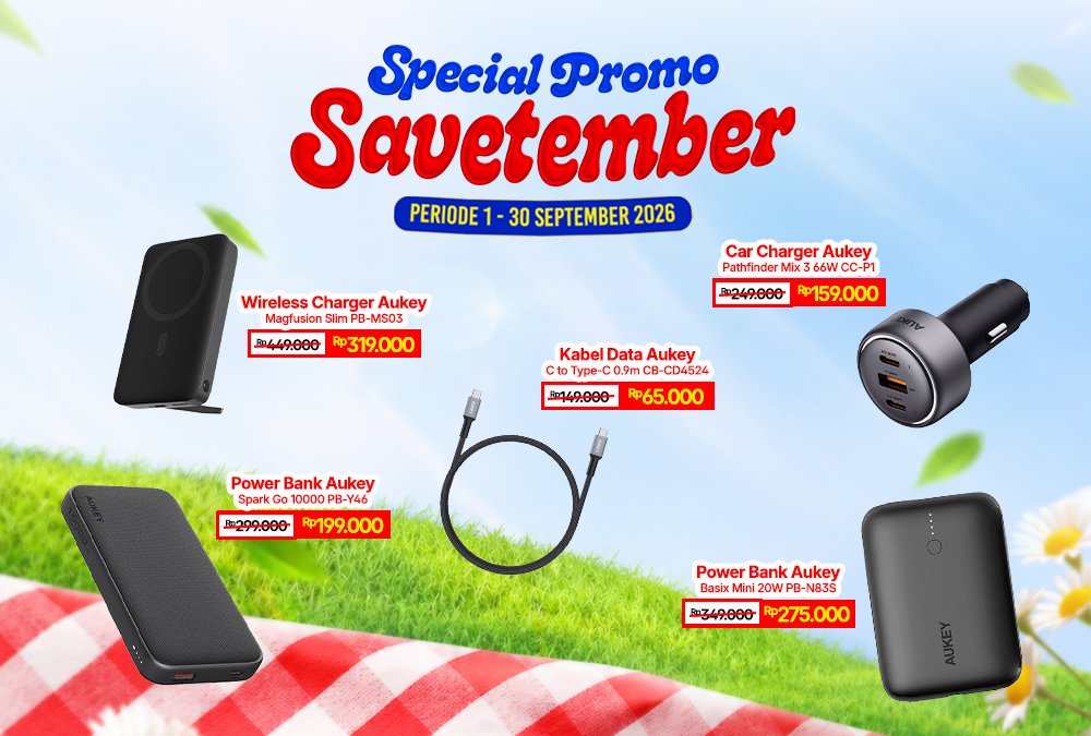 Promo Aukey Terbaru