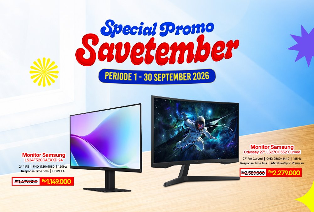 Promo Monitor Samsung September 2026