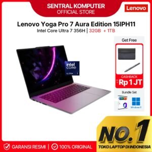LENOVO YOGA PRO 7i AURA EDITION 15IPH11 RTX5050 ULTRA 7 356H 32GB 1TB SSD 15,3" 2,5K OLED 165Hz